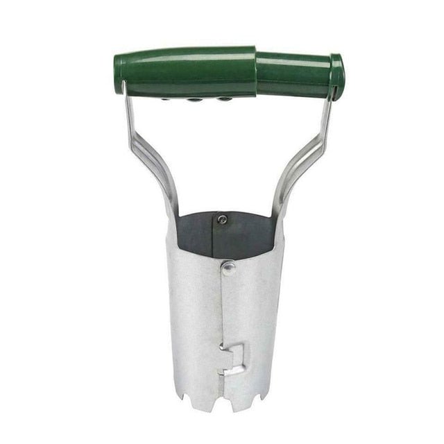 Seedling Transplanter Tool Automatic Soil Release For Easy Bulb Planting