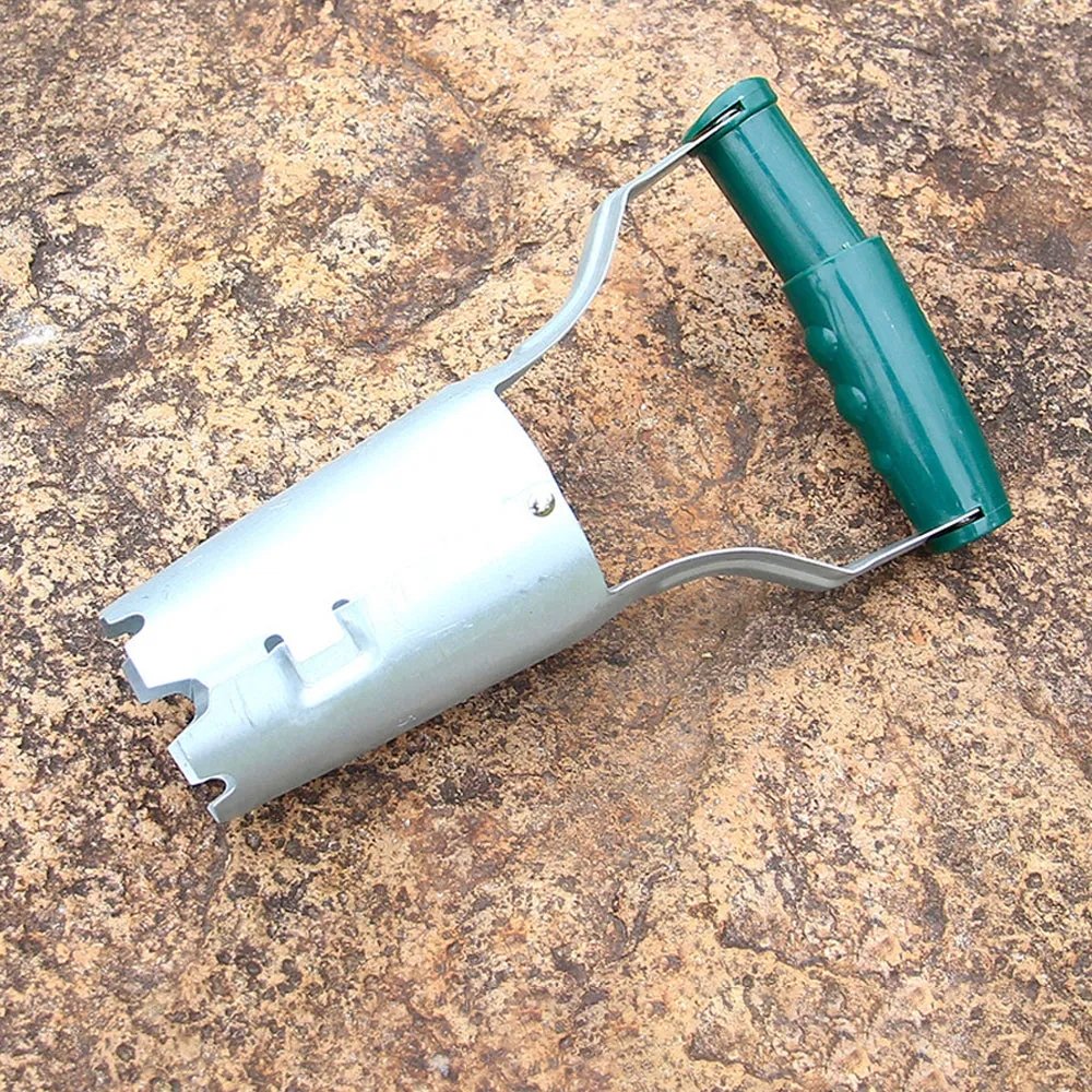 Seedling Transplanter Tool Automatic Soil Release For Easy Bulb Planting