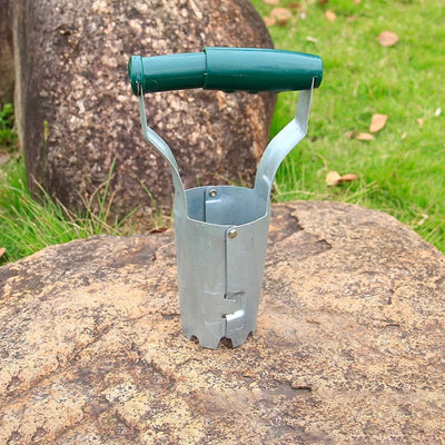 Seedling Transplanter Tool Automatic Soil Release For Easy Bulb Planting