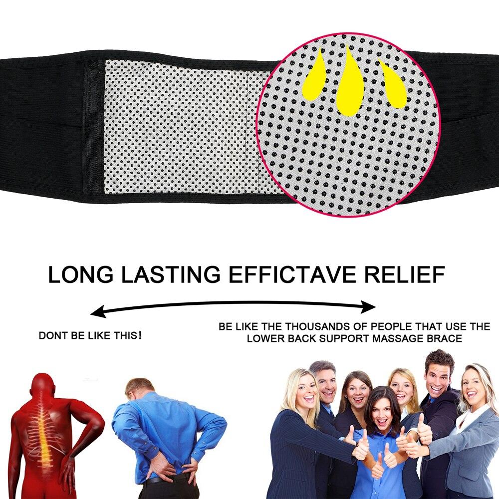Magnetic Therapy Back Support Belt With Self Heating Waist Relief