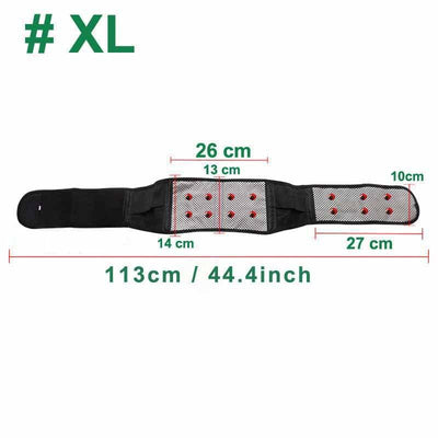 Magnetic Therapy Back Support Belt With Self Heating Waist Relief