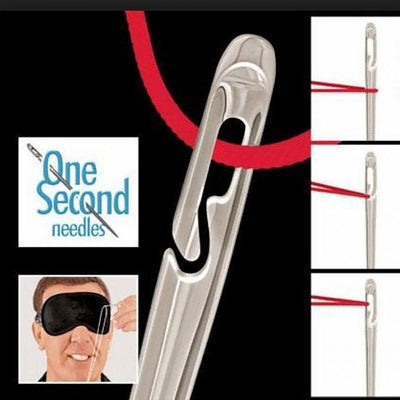 Self-threading Needles For Easy Sewing And Craft Projects