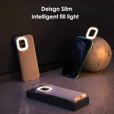 Selfie Ring Light For Smartphone With Adjustable Brightness