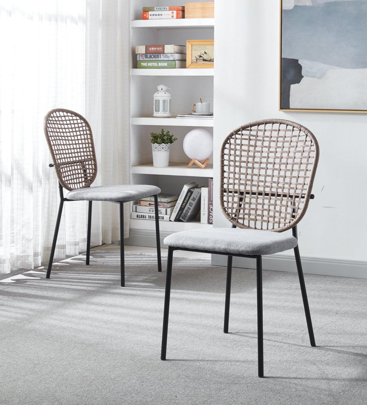 Sennit Dining Chair Set Of 4 For Dining And Coffee Rooms