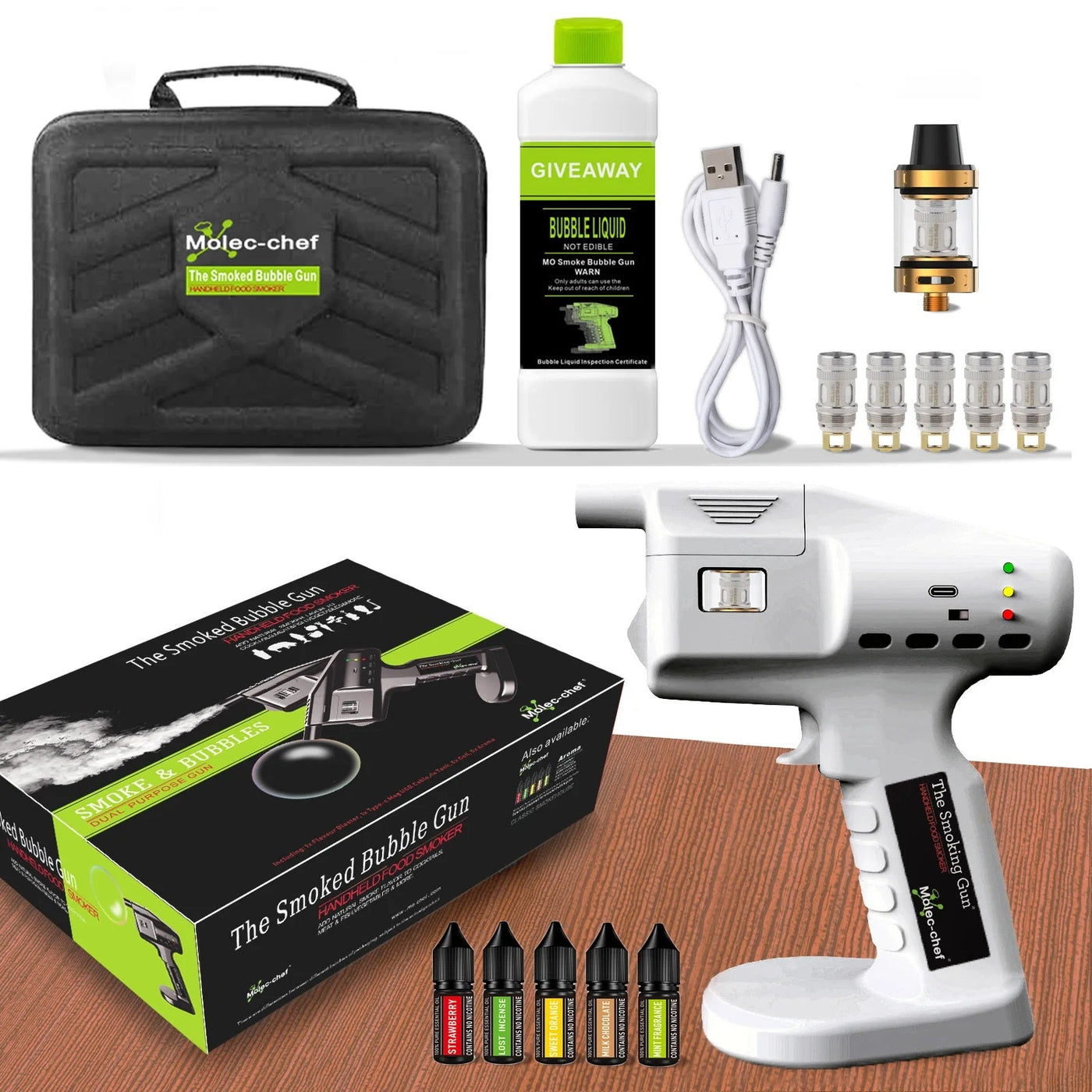 Smoke Gun Cocktail Kit For Infusing Cocktails Herbs And Foods