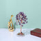 Seven Color Agate Money Tree With Crystals Feng Shui Decor