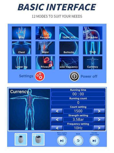 Shockwave Therapy Machine For Pain Relief And Muscle Recovery