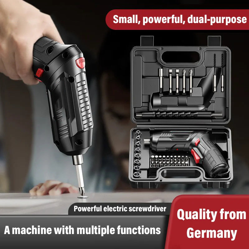 German Multifunctional Powerful Cordless Electric Screwdriver Tool Set