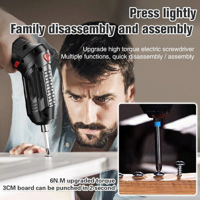 German Multifunctional Powerful Cordless Electric Screwdriver Tool Set