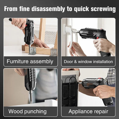 German Multifunctional Powerful Cordless Electric Screwdriver Tool Set