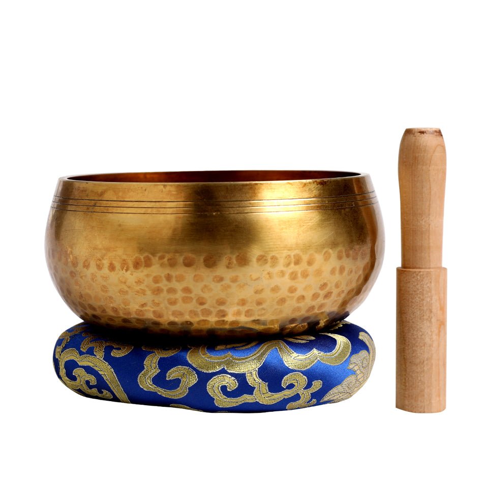 Silent Mind Tibetan Singing Bowl Set With Antique Design
