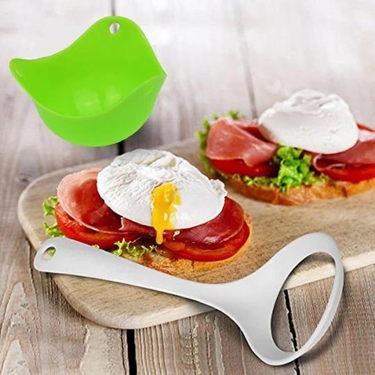 Silicone Egg Poaching Pods For Easy Perfect Poached Eggs