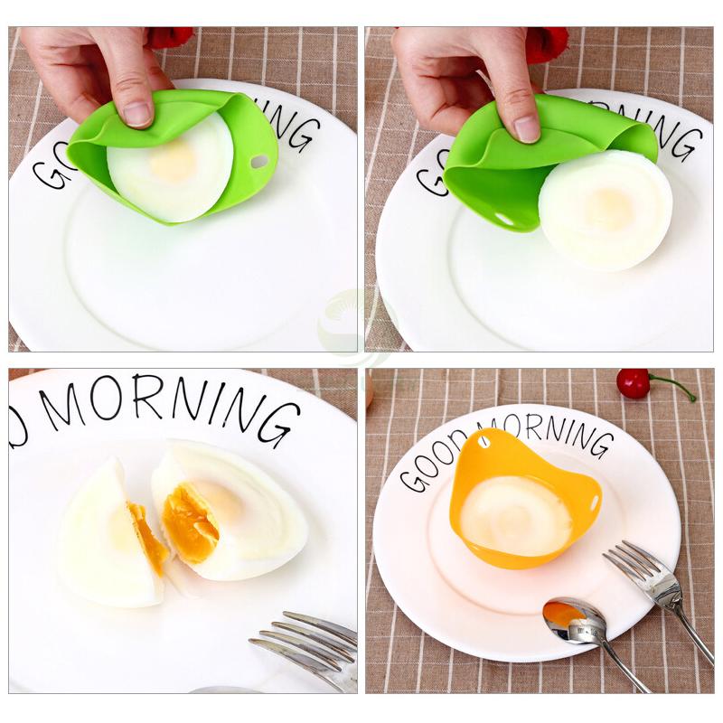 Silicone Egg Poaching Pods For Easy Perfect Poached Eggs