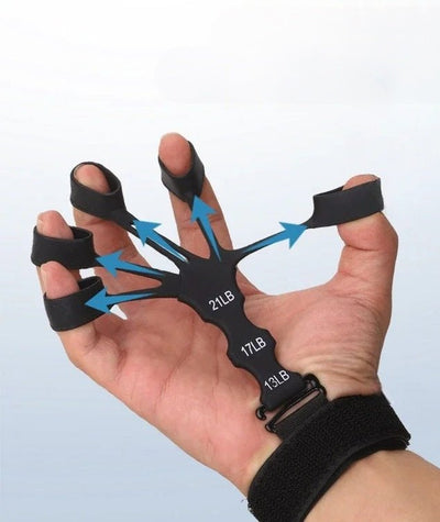 Silicone Finger Trainer Hand Grip Strengthener For Rehab And Training