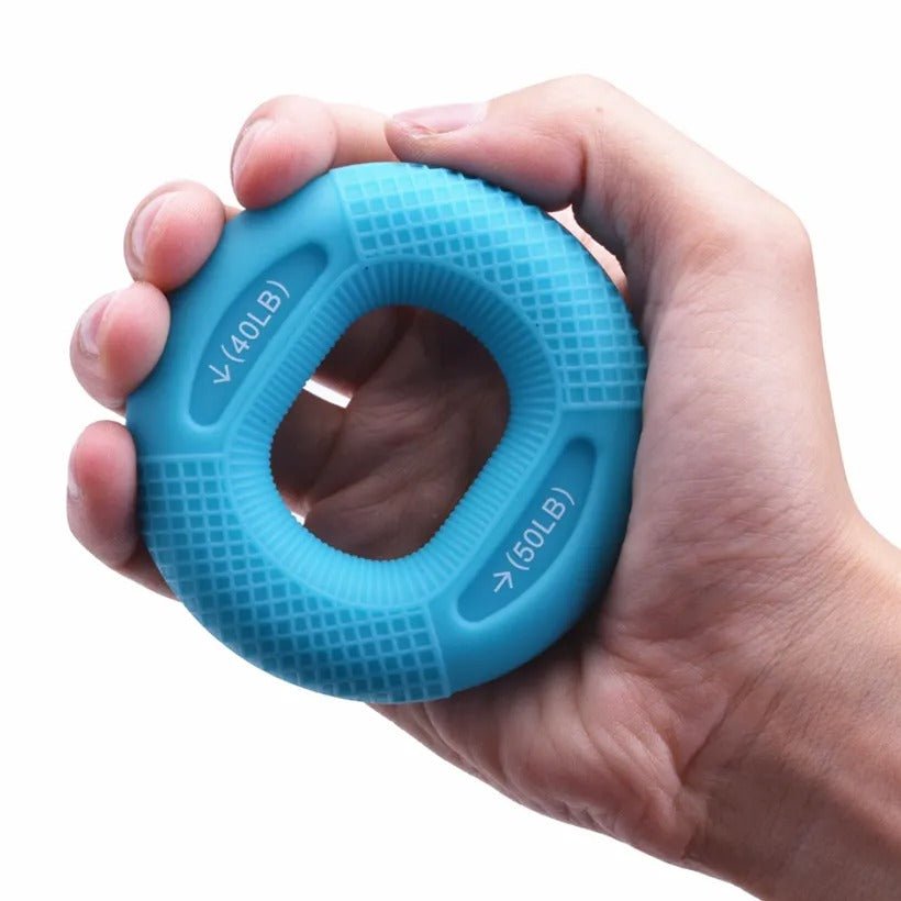Silicone Grip Rings Finger Exerciser Hand Strengthener Resistance Band