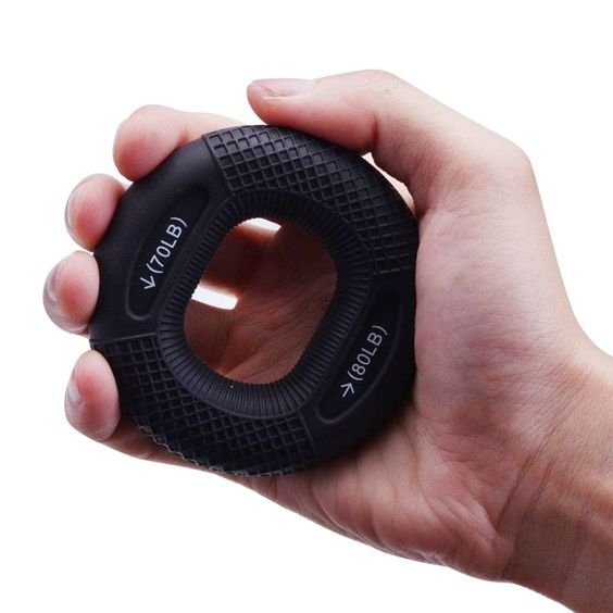 Silicone Grip Rings Finger Exerciser Hand Strengthener Resistance Band