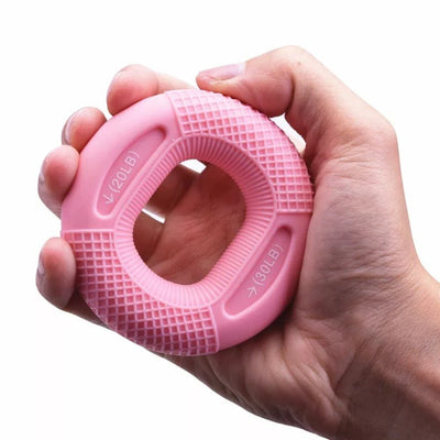 Silicone Grip Rings Finger Exerciser Hand Strengthener Resistance Band