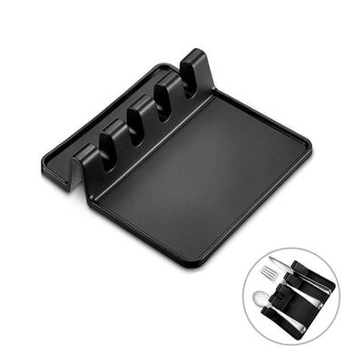 Silicone Kitchen Utensil Holder Drip Pad For Clean Countertops