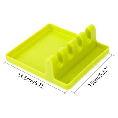 Silicone Kitchen Utensil Holder Drip Pad For Clean Countertops