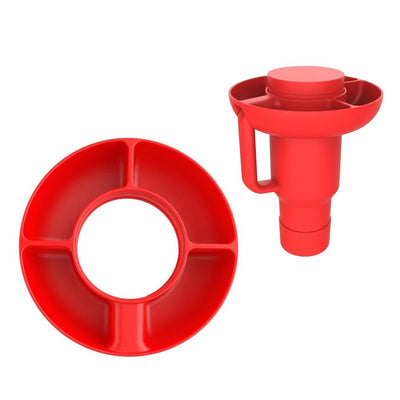 Silicone Snack Bowl Reusable Food Grade Tray For Candy Fruit Treats
