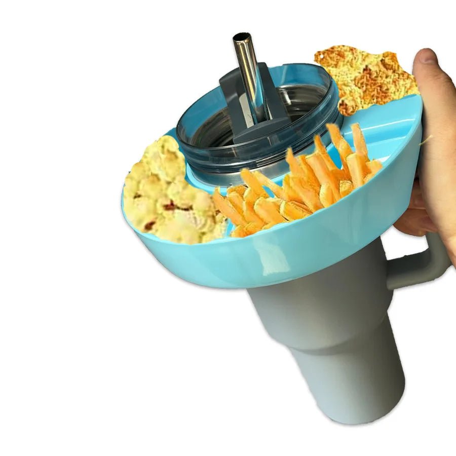 Silicone Snack Bowl Reusable Food Grade Tray For Candy Fruit Treats