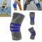 Silicone Knee Compression Sleeve With Spring Support And Stabilizers