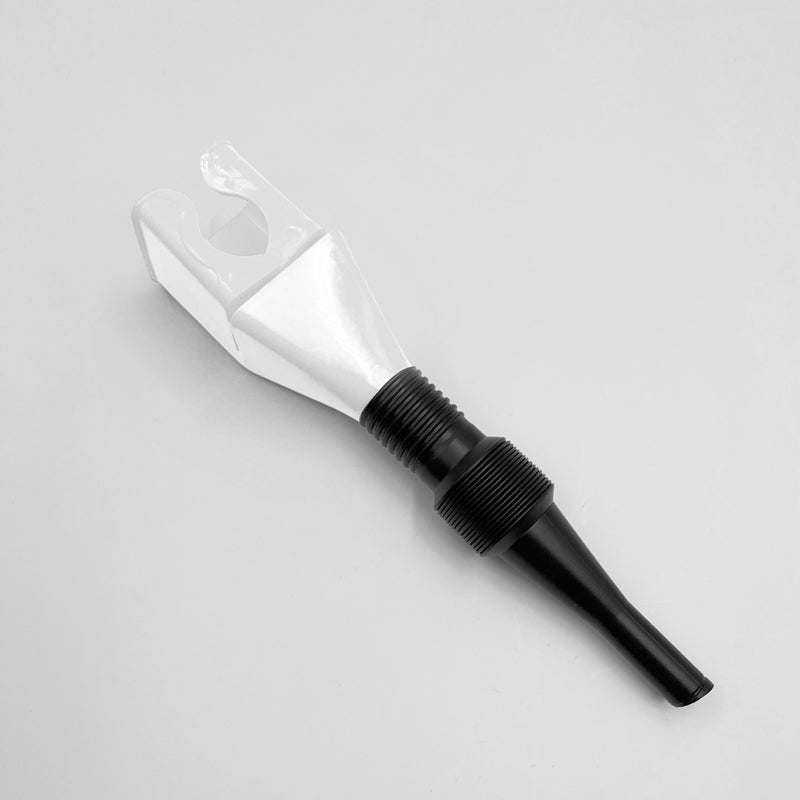 Retractable Fuel Funnel For Easy And Clean Fuel Transfer