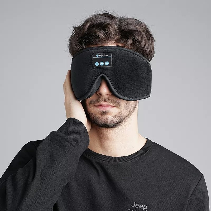 Sleep Mask Headphones Comfortable Wireless Audio For Side Sleepers
