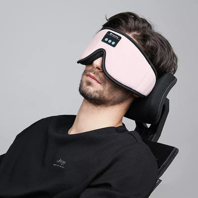 Sleep Mask Headphones Comfortable Wireless Audio For Side Sleepers