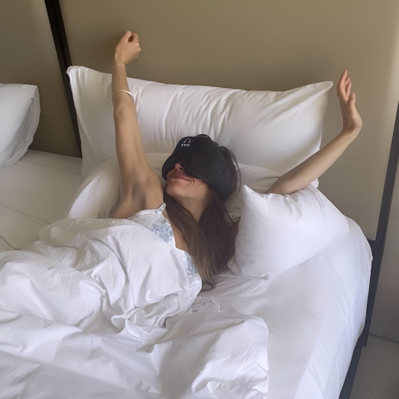 Sleep Mask Headphones Comfortable Wireless Audio For Side Sleepers