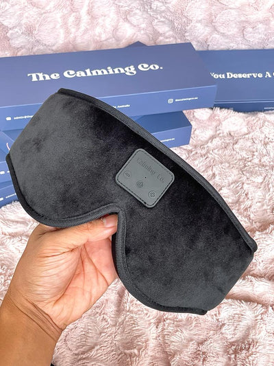 Sleep Mask Headphones With Built-in White Noise For Side Sleepers