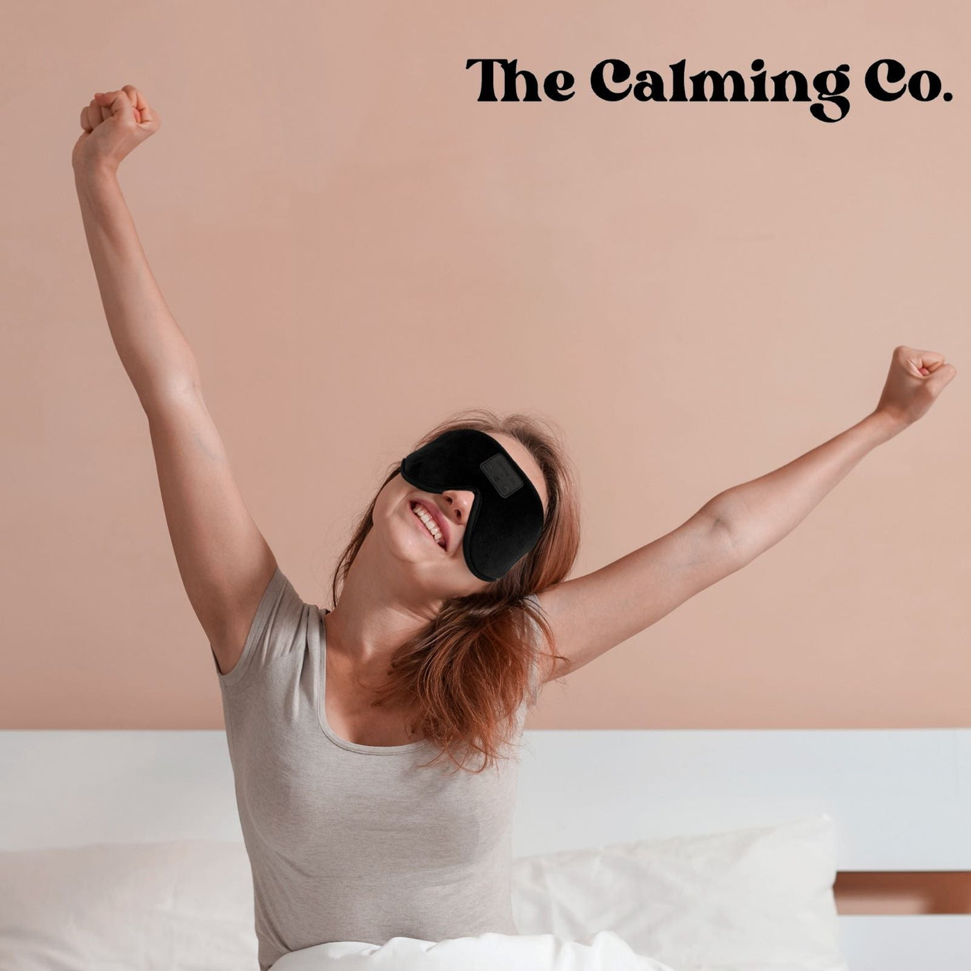 Sleep Mask Headphones With Built-in White Noise For Side Sleepers