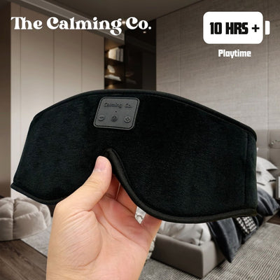 Sleep Mask Headphones With Built-in White Noise For Side Sleepers