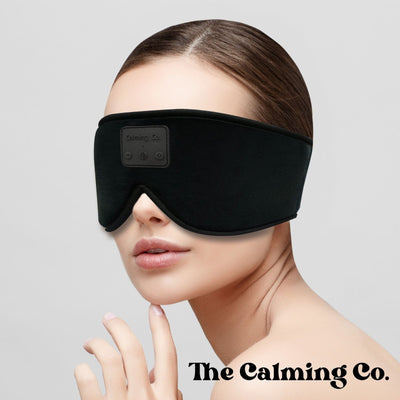 Sleep Mask Headphones With Built-in White Noise For Side Sleepers