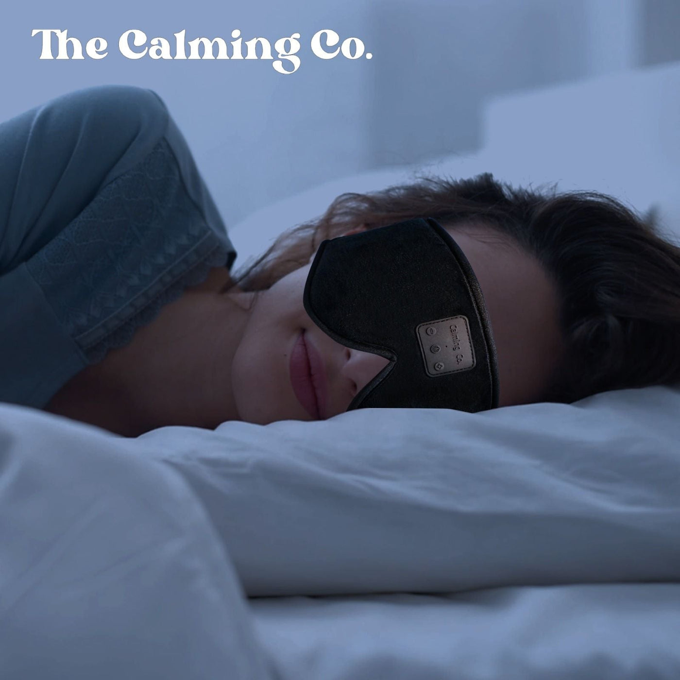 Sleep Mask Headphones With Built-in White Noise For Side Sleepers