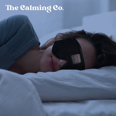 Sleep Mask Headphones With Built-in White Noise For Side Sleepers