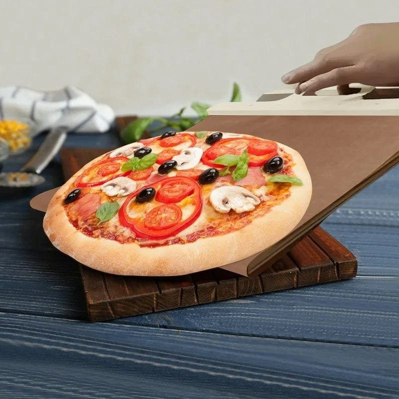 Sliding Pizza Peel Paddle For Easy Pizza Transfer And Serving