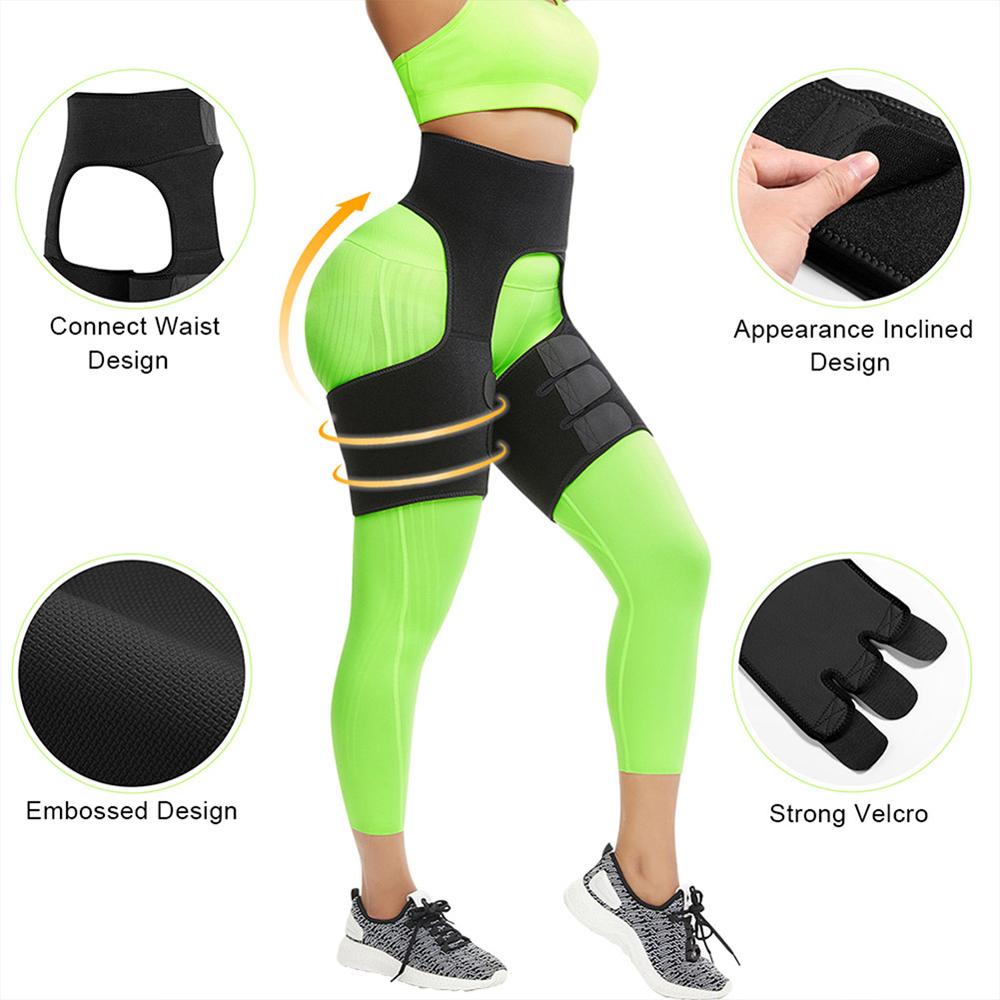 Slimming Belt Leg Thigh Shaper Adjustable Waist And Thigh Trimmer