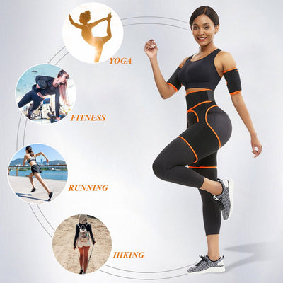 Slimming Belt Leg Thigh Shaper Adjustable Waist And Thigh Trimmer
