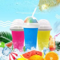 Slushie Cup Maker Double Layer Squeeze Slushy Drink Cup