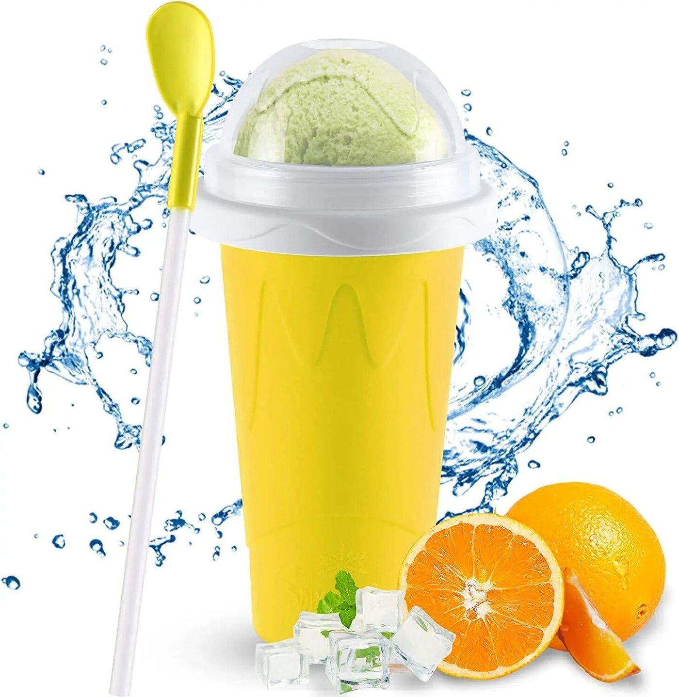 Slushie Cup Maker Double Layer Squeeze Slushy Drink Cup