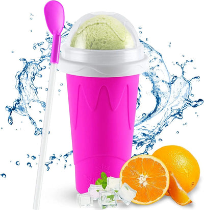 Slushie Cup Maker Double Layer Squeeze Slushy Drink Cup