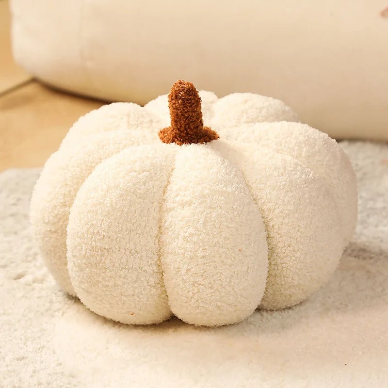 Small Soft Pumpkin Plush Toy Cozy Halloween Pillow For Kids Bedroom
