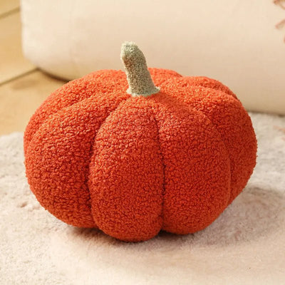 Small Soft Pumpkin Plush Toy Cozy Halloween Pillow For Kids Bedroom