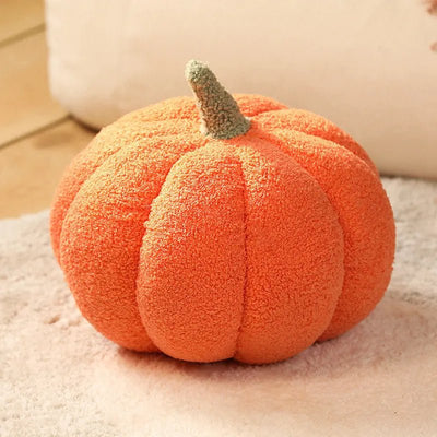 Small Soft Pumpkin Plush Toy Cozy Halloween Pillow For Kids Bedroom