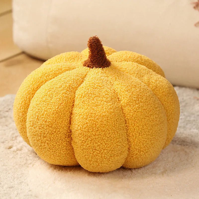 Small Soft Pumpkin Plush Toy Cozy Halloween Pillow For Kids Bedroom