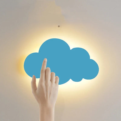 LED Cloud Wall Lamp Warm Glow Touch Control For Baby Room Decor