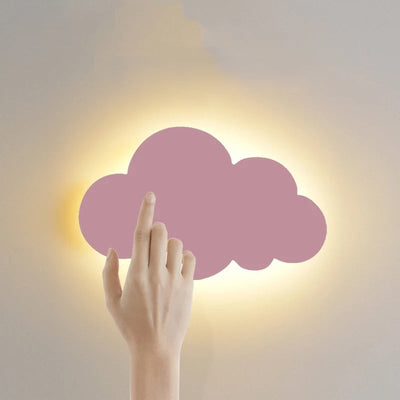 LED Cloud Wall Lamp Warm Glow Touch Control For Baby Room Decor