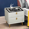Smart Bedside Table With Wireless Charging And Fingerprint Lock