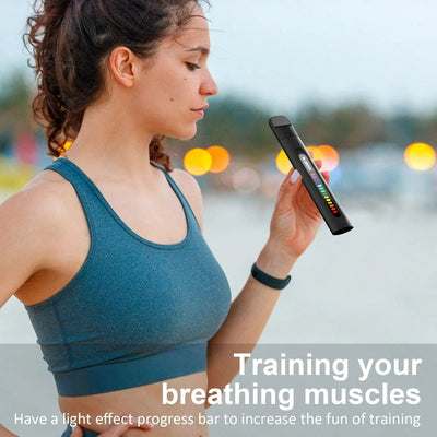 Breath Training Device For Respiratory Muscle Strength And Athlete Support